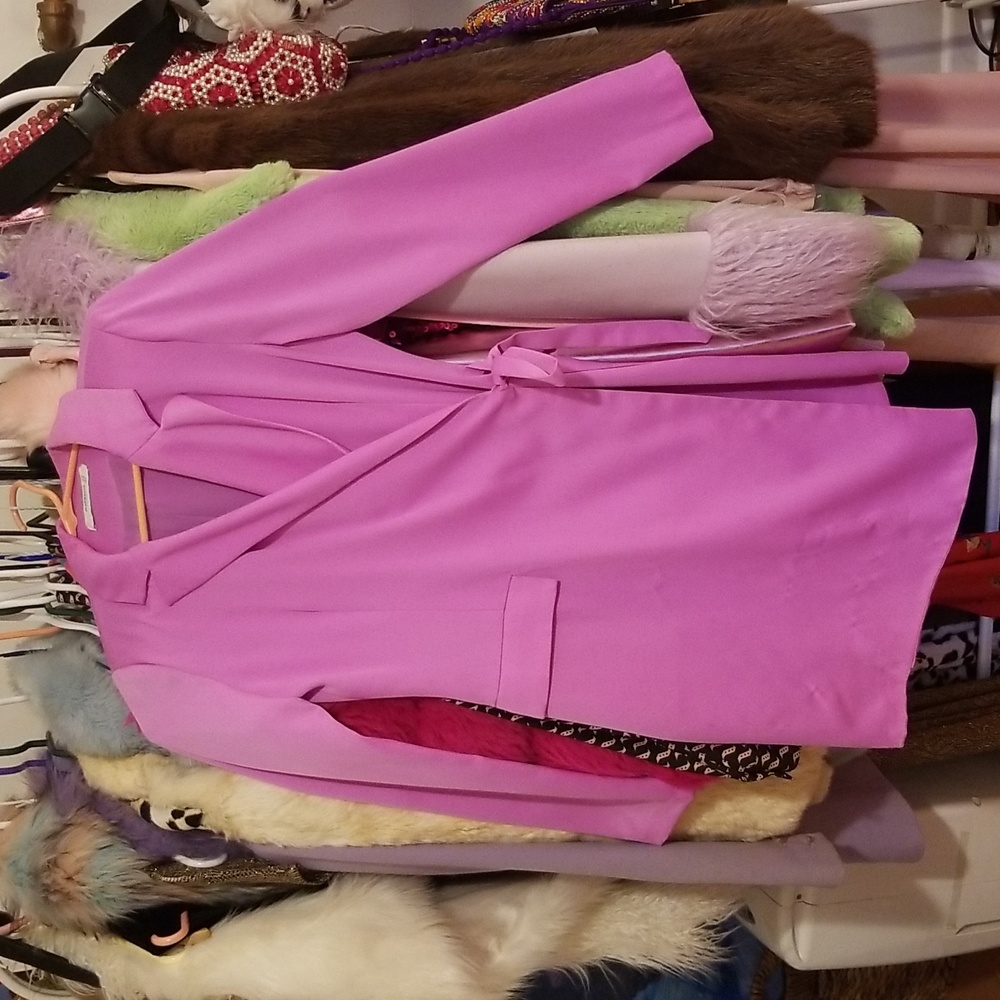 Fabulous Lilac Wrap Dress